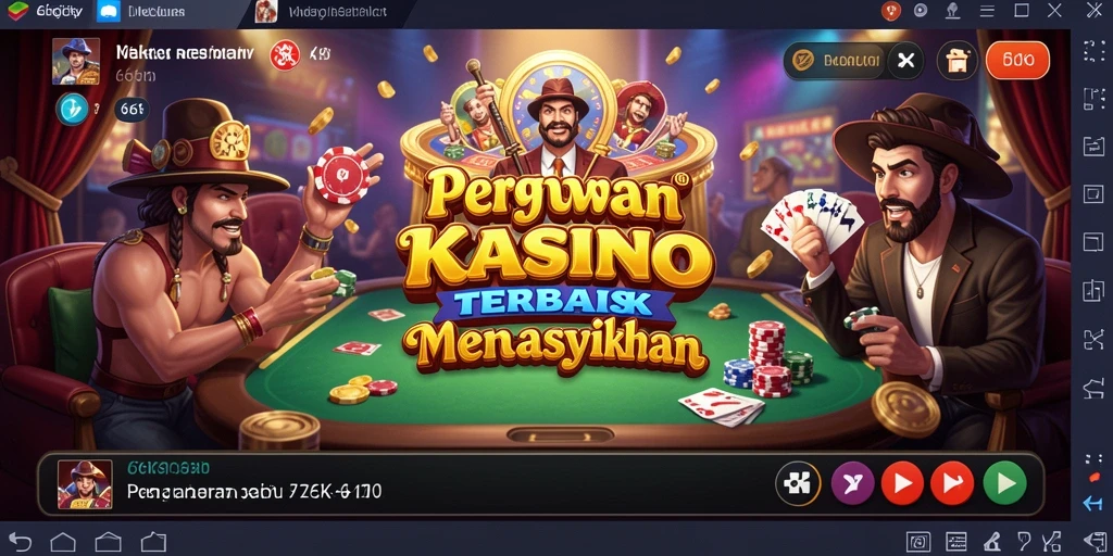 Screenshot gameplay 66K menampilkan aksi seru permainan Kasino.