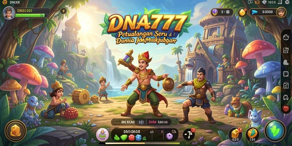 Gameplay menegangkan di dunia petualangan DNA777.