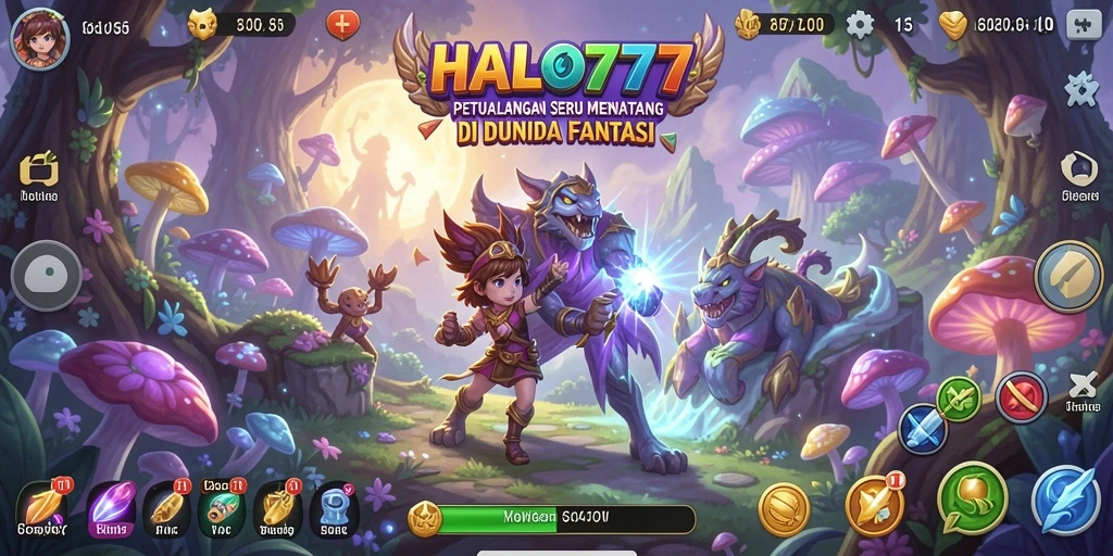 Screenshot HALO777 menampilkan aksi seru dalam petualangan.
