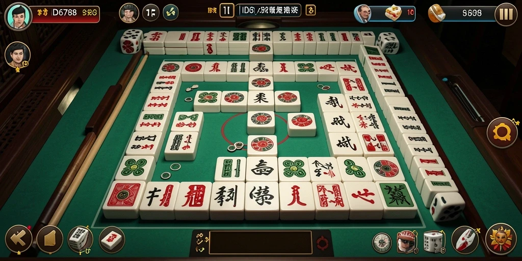 Tampilan gameplay Mahjong yang menarik di ID6788.