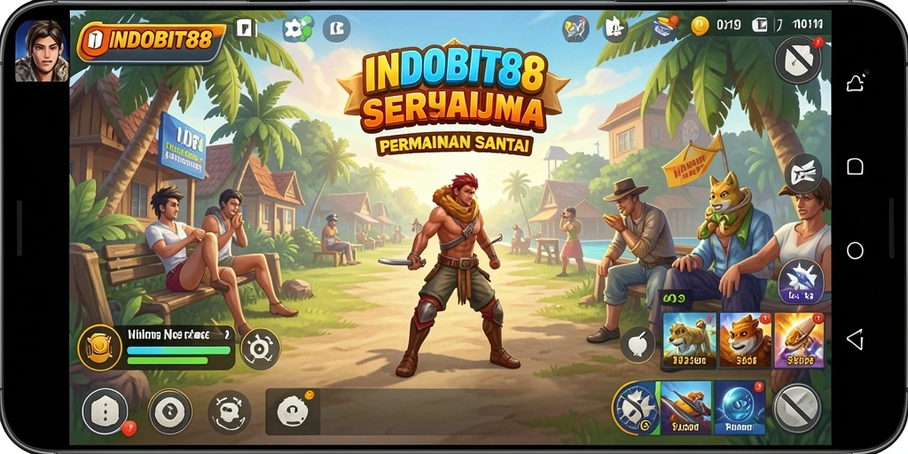 Tampilan gameplay INDOBIT88 yang menarik dan mengasyikkan.