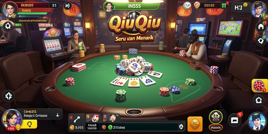 Gameplay seru QiuQiu dengan tampilan yang menarik di INS55.