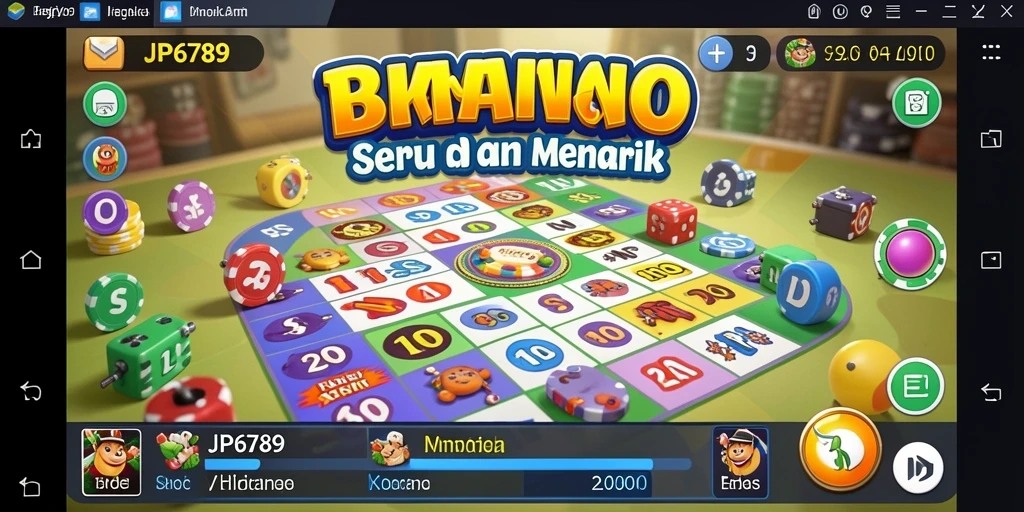 Screenshot gameplay JP6789 dengan desain Bingo yang menarik.