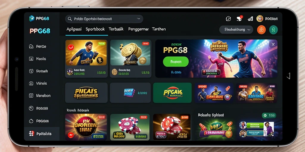 Tampilan gameplay PGG68 yang menarik dan interaktif.