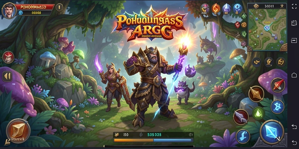 Gameplay seru dalam POHONEMAS33 dengan grafis memukau.