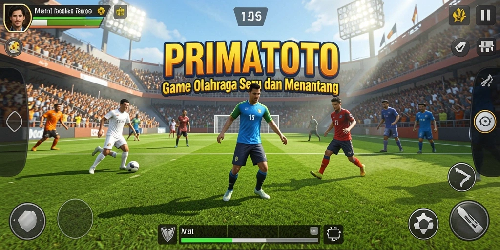 Tampilan permainan seru dalam PRIMATOTO dengan grafik menarik dan gameplay yang responsif.