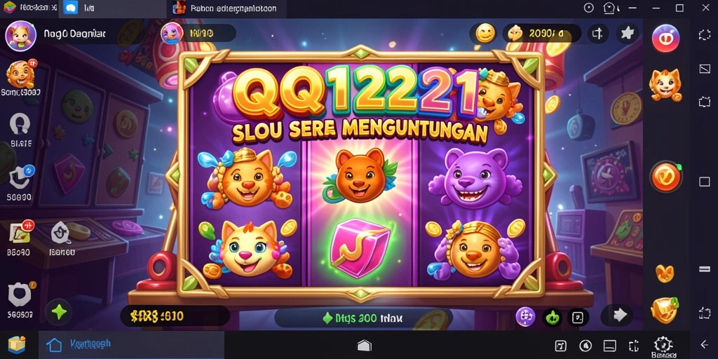 Tampilan gameplay yang menarik dari permainan Slot QQ1221.