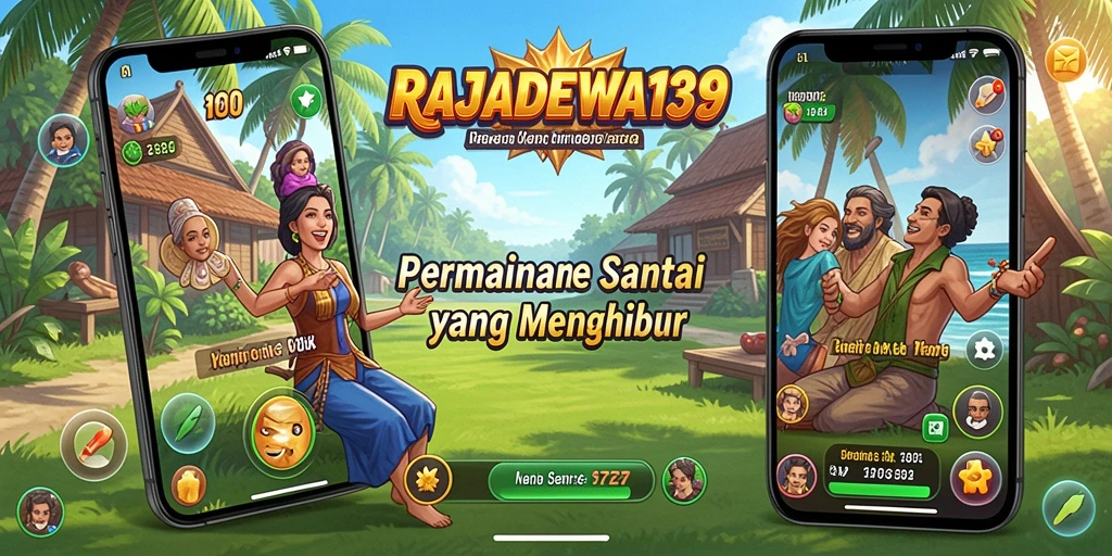 Tampilan gameplay yang seru dan penuh warna dari RAJADEWA138.